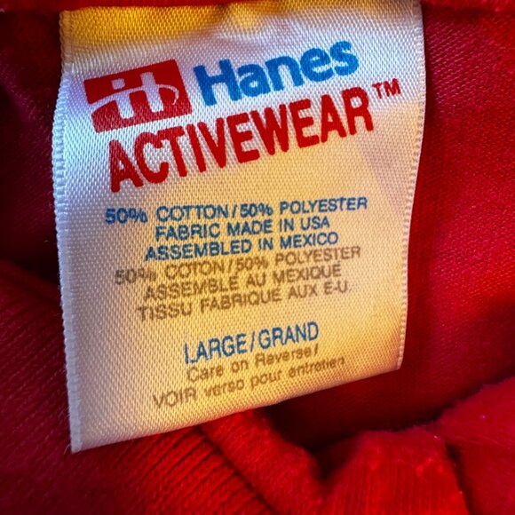 Vintage Hanes USA 96 Olympics Polo Mens Large Red - Picture 4 of 8